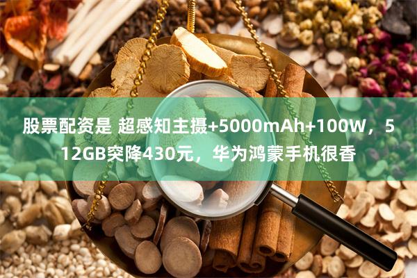 股票配资是 超感知主摄+5000mAh+100W，512GB突降430元，华为鸿蒙手机很香