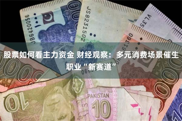 股票如何看主力资金 财经观察：多元消费场景催生职业“新赛道”